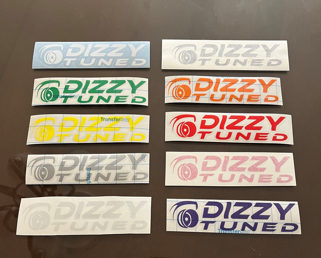 Dizzy Tuning Decals - Large